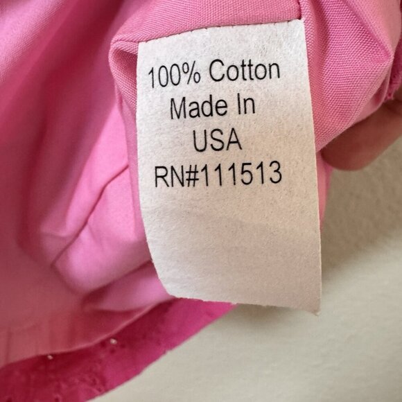 Molly B Boston Crochet Eyelet Shift Mini Dress in Pink Size 4 Lined - Picture 5 of 8